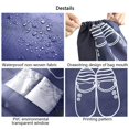 thumbnail image 3 of Bolsa de viaje para zapatos de 5 uds., gran ventana transparente, con cordón, a prueba de polvo, bolsas de almacenamiento de zapatos no tejidos para hombres y mujeres, 32*44CM BANYUO  Hogar, 3 of 5