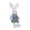 MulticolorA, variant on ToyKingdee Easter Bunny Plush with Floral Overalls and Bow, Whimsical Spring Stuffed Animal for Home Decor and Play