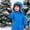 Blue, variant on FSYBOA Boys Fleece Beanie Hats Size 3-5T, Warm Stretchy Cute Ear Flaps Winter Headwear Blue
