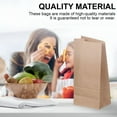 thumbnail image 5 of CCOCC 50Pcs Paper Sandwich Bags Kraft Brown 50 Pack Biodegradable And Compostable Food Grade Paper Bags Natural Kraft Paper Stock Bags For Cookies Sandwiches, 5 of 7