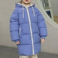 thumbnail image 4 of Hicidod Winter Jackets for Girls Outerwear Long Sleeve Down Coats Packable Lightweight Warm Puffer Down Jacket With Hooded, 4 of 6