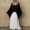 01-Black, variant on Women's 2 Piece Outfit Set, V Neck Batwing Sleeve Cardigan with Loose Casual Dress, Solid Color Matching Duster and Midi Dress Set 04-Yellow S