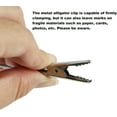 thumbnail image 4 of ‎SHBOTO  Resin Cube Base Note Clip, Alligator Clip Card Table Stand Holder for Wedding Party or Meeting Displaying Alligator Clip Note Holder Pack of 10, 4 of 7