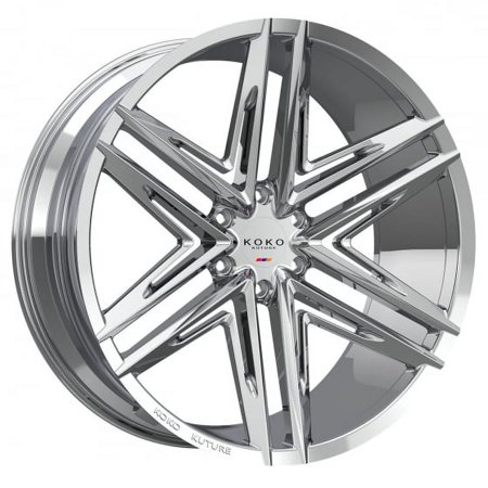 Koko Kuture Vetse 26x10 Chrome 6x139.7 - 78.1mm Offset +15