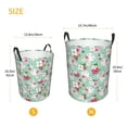 thumbnail image 2 of Lsque Bunny And Rose pattern Laundry Hamper Basket, Tall Woven Rope Hamper Basket for Clothes, Lightweight Storage Basket, Collapsible Waterproof-Small, 2 of 8