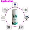 thumbnail image 2 of 100 PCS LS17500 3.6V 3600mAh Lithium Battery Replacement for SAFT LS17500 Used in CNC Water Meters Frequency Converters, 2 of 6