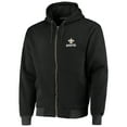 thumbnail image 2 of Men's Dunbrooke Black New Orleans Saints Craftsman Thermal-Lined Full-Zip Hoodie, 2 of 4