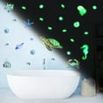 thumbnail image 6 of LMTODLFG Glow in The Dark Ocean Fish Wall Decals,Under The Sea Wall Stickers Decals Decor Luminous Sea Life Animals Waterproof Stick Wall Decal for Kids Boys Bedroom Watercolor Ocean Creatures Decor, 6 of 8