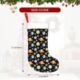thumbnail image 4 of Salouo Watercolor Space Planets Print Christmas Stockings,Large Xmas Stocking Set of 1 Holiday and Farmhouse Stocking for Christmas Holiday Party Decoration(17.7*11 Inch), 4 of 7