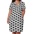 thumbnail image 3 of HOLY MOLLY Vestido de bolsillo suelto vestidos sueltos elegantes para mujer vestidos de verano, 3 of 7