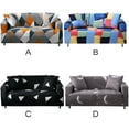 thumbnail image 2 of Billuyoard Funda de cojín de sofá universal Funda de sofá elástica impresa con todo incluido Cubo de muebles para 2 personas Decoración del hogar Tipo4 90-140cm Billuyoard HA001205-13, 2 of 6