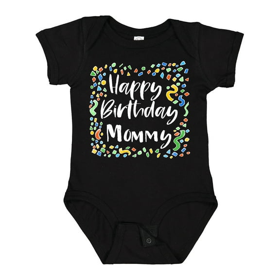 Inktastic Happy Birthday Mommy Boys or Girls Baby Bodysuit