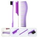 thumbnail image 4 of 2 juegos de 6 peines de plástico para peinar el cabello, cepillos para el cabello, suministros de peluquería, 4 of 5