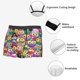 thumbnail image 3 of Fotbe Cute Cartoon Owls Calzoncillos Tipo Boxer con Bolsa de Soporte Total para Hombre, X-Temp Fresco, Transpirable y de Secado Rápido-XX-Large, 3 of 5