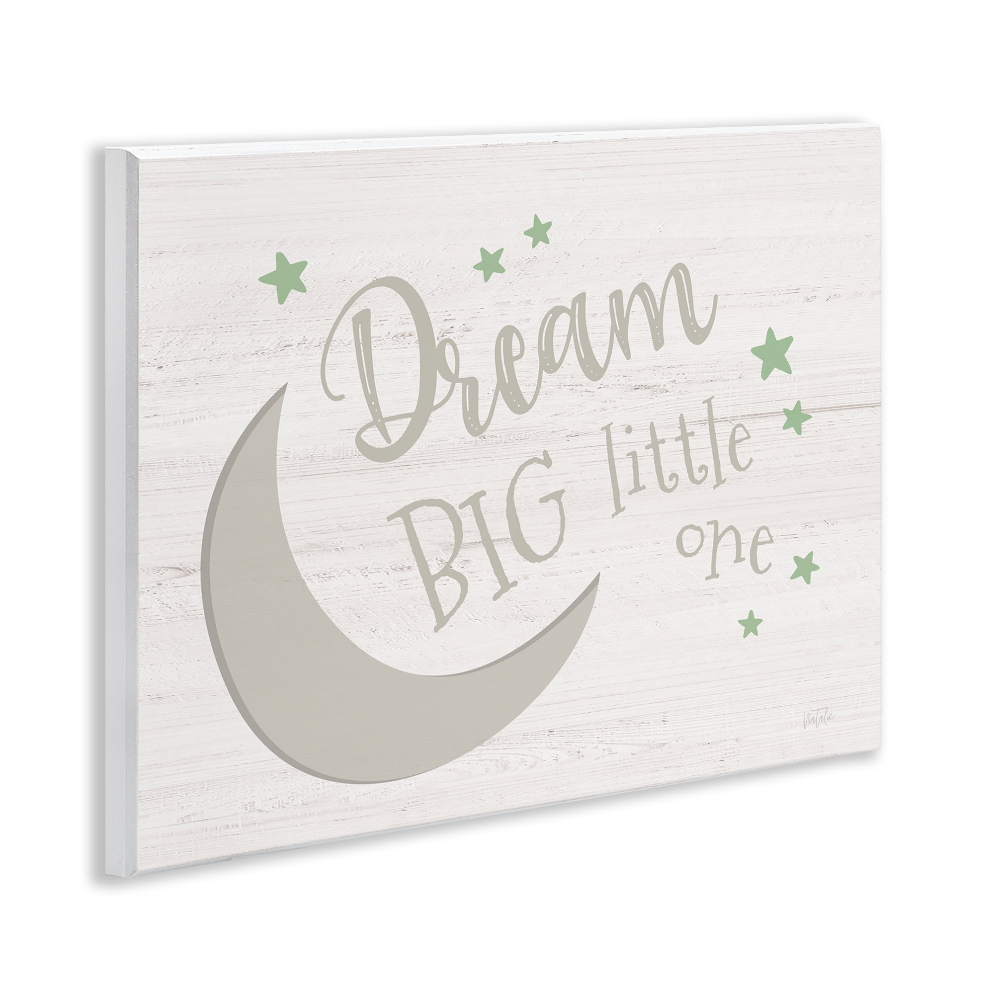 Stupell Industries Dream Big Little One Landscape & Nature Painting Unframed Art Print Wall Art, 14 x 11