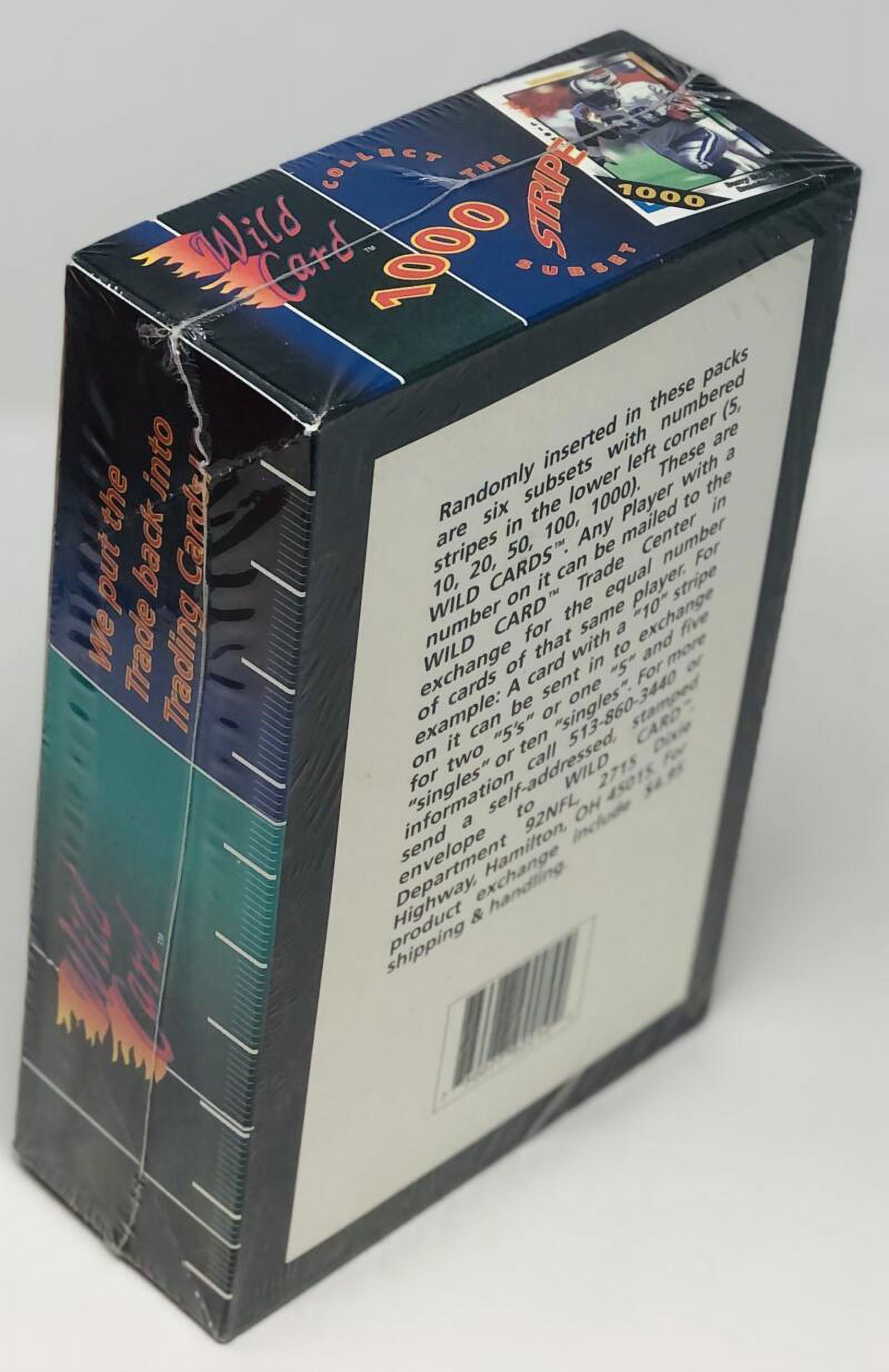 1992 Wild Card Series 1 Football Box