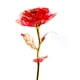 thumbnail image 1 of Rosa artificial de plástico chapada en oro rosa de 24 quilates con caja de regalo.Rosa decorativa eterna para el Día de San Valentín,cumpleaños,aniversario,boda,Día de la Madre.Regalo para, 1 of 1