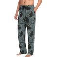 thumbnail image 5 of FREEAMG Halloween Bat Black Pajama Pants for Men, Men's Separate Bottoms, Comfortable Sleep Lounge Pj Pants, 5 of 7