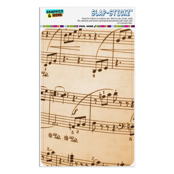 Vintage Sheet Music Notes Musical Score Musician Home Business Office Sign