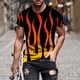 thumbnail image 2 of Camisas de Manga Larga para Hombres Blusa de Cuello Redondo de Impresión Cómoda, Camisa Casual de Poliéster para Uso Diario, de Fiesta Y de Primavera de Verano, 2 of 5