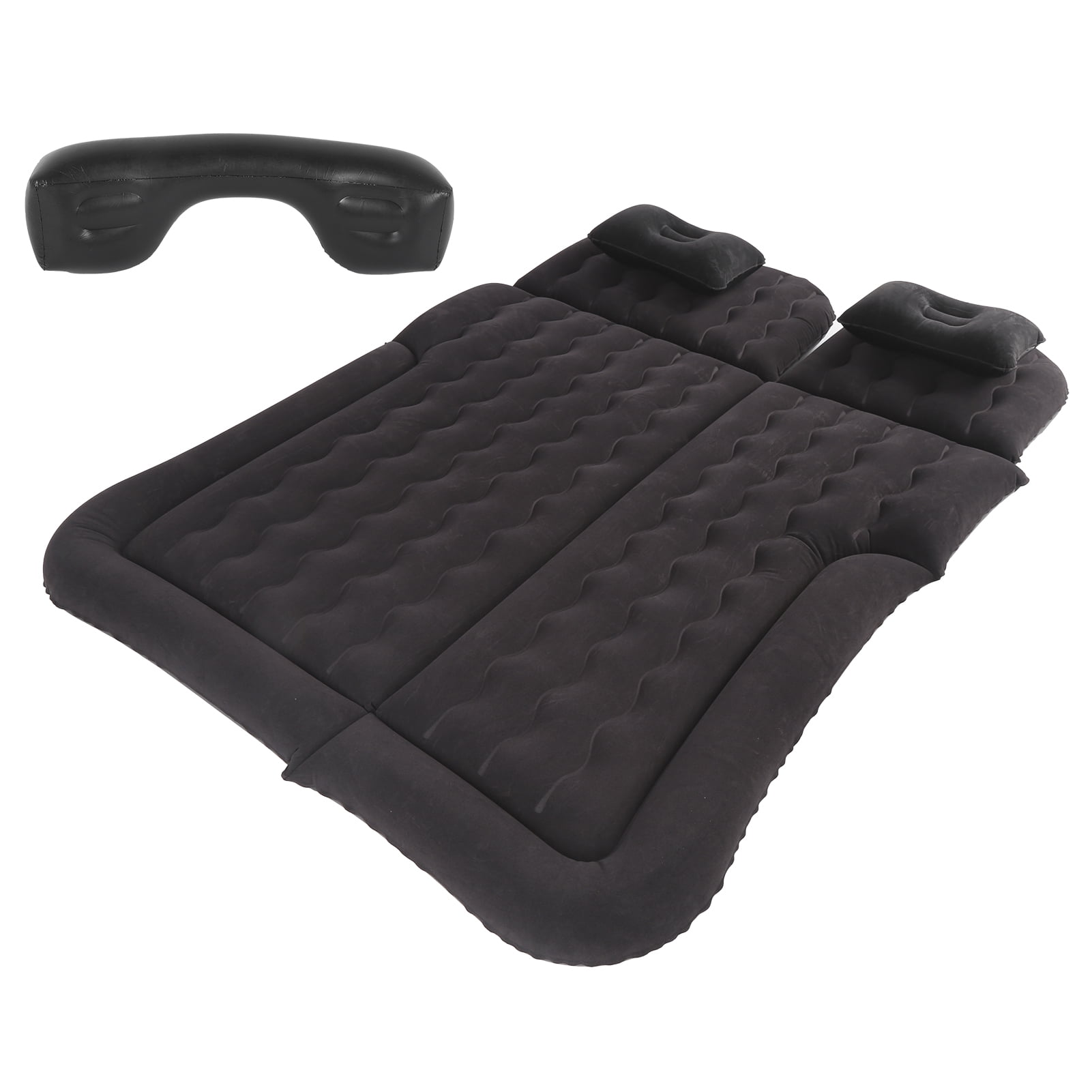 Inflatable Car Air Mattress Bed,Portable SUV Car Mattress Backseat With Two Pillow And Electric Car Air ,Air Mattress Flocking  Sleeping Pad For Travel Camping SUV MPV RV