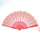 thumbnail image 4 of Gran ventilador de mano plegable Estilo chino Impreso Ventilador plegable Festival Regalo Rendimiento Fan (Rosa), 4 of 5