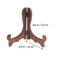 thumbnail image 2 of Masteelf Wooden Display Stand for Decor Coffee Color Smooth Surface and Round Edges 2pcs 6.3 Inches, 2 of 8