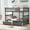 Style 1: Gray, variant on Harper & Bright Designs Full Over Full Low Bunk Bed with Headboard and Footboard, Wooden Bunk Bed with Ladder for Bedroom, White