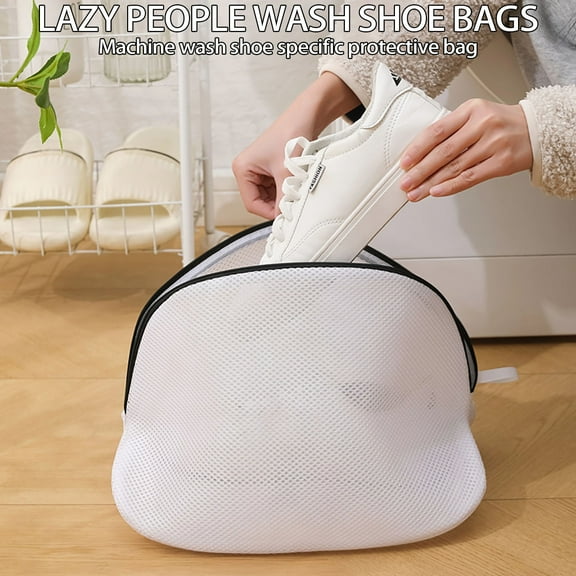 Washing Machine Shoes Protector, Mesh Bag for Shoe Wash, Home Laundry Protector Bag for Shoes, Clothing Mesh Wash Bags