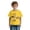 Yellow, variant on Boys Easter Bunny Egg Print Short Sleeve T Shirt Toddler Holiday Casual Outfit Clothes