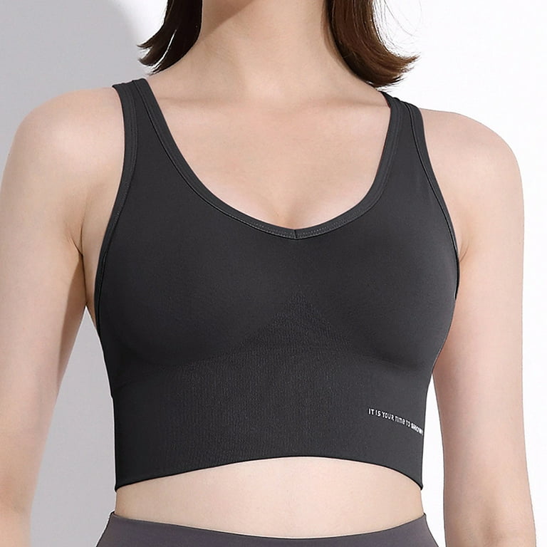 Raeneomay Sports Bras for Women Sales Clearance Yoga Sports Bra