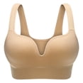 thumbnail image 1 of Top de Yoga Soidarity para mujer chaleco deportivo sin costuras sujetador de realce color piel S,M,L,XL, 1 of 6