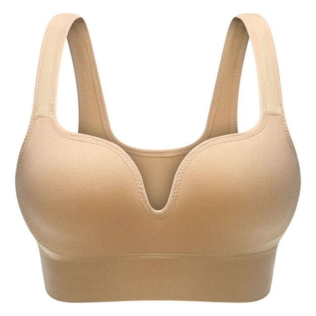 Top de Yoga Soidarity para mujer chaleco deportivo sin costuras sujetador de realce color piel S,M,L,XL