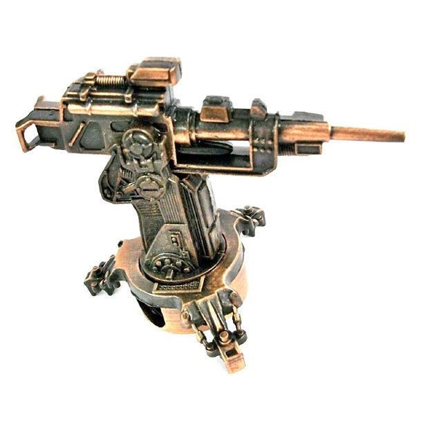 Machine Gun Cast Metal Collectible Pencil Sharpener