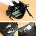 Leather Crossbody Purse for Women, Women's Crossbody Bag, Medium Zipper Pocket Crossbody Strap