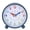 Deep Blue, variant on AOOOWER Kids Colorful Alarm Clock Quiet No Ticking Analog Learning Time Clock With Night Light for School Battery Operated