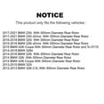 thumbnail image 2 of Transit Auto Rear Coated Disc Brake Rotors and Ceramic Pads Kit for Car BMW 230i xDrive 228i 328i 320i 428i 328d KGC-101512, 2 of 11