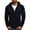 Tops-651Navy, variant on LEKWK Men's Sweatshirts and Hoodies Athletic Fit Color Block Zip up Hoodie Breathable Full Zip Workout Hoodie Soft Chest Pocket Running Gym Sport