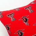thumbnail image 5 of Texas Tech Red Raiders College Covers Indoor or Outdoor Decorative Pillow Pair, 16 in x 16 in, 5 of 7