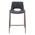 thumbnail image 4 of Set of Two Black Retro Modern Funk Counter Chairs, 4 of 5