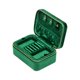 thumbnail image 1 of Joyero de terciopelo de felpa, organizador de joyas de viaje compacto, joyero pequeño para mujer, caja de almacenamiento de joyería portátil con cremallera y espejo para viajes y uso diario, Esmerald, 1 of 5