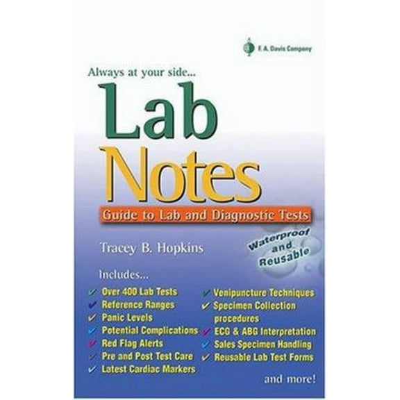 Pre-Owned Labnotes: Guide to Lab & Diagnostic Tests (Spiral-bound) 0803612656 9780803612655
