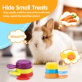thumbnail image 3 of Guinea Pig Toys, Stacking Cups for Rabbits, 6PCS Feeding Spoons Bunny Nesting Toys, Pet Supplies, Stackable Snack Cup Chew Toys, Chinchilla and Parrot Enrichment Toys for Hiding Food and Playing, 3 of 9