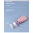 thumbnail image 4 of Botella de Repuesto de Silicona de Viaje Rosa de 90 Ml, Gel de Ducha, Botella de Repuesto de Champú, Botella Vacía de Repuesto para Apretar, 4 of 9