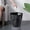 Black, variant on HongHeng Clearance Under $2.00 Bathroom Trash Can Non- Trash Can Trash Can Large Capacity Living Room Trash Can Round Thickened Trash Can