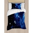 thumbnail image 3 of Ambesonne Constellation Outer Space Star Nebula Astral Cluster Astronomy Theme Galaxy Mystery Duvet Cover Set, 3 of 3