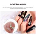 thumbnail image 2 of 20pcs Flat Back Rhinestones Wing Design Nail Gems Nail Art Rhinestones, 2 of 7