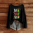 thumbnail image 2 of Christmas Party Shirts for Women Long Sleeve Christmas Tree Xmas Gift Tops Light Green Medium, 2 of 5