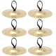 thumbnail image 1 of 6 piezas de instrumentos musicales para danza del vientre, platillos de cobre para dedo, platillos de percusión, accesorios de baile, instrumento de percusión (dorado), 1 of 7