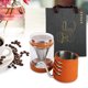 thumbnail image 4 of Juego de cafetera, olla de goteo, olla de boca larga, máquina de café lavada a mano, caja de regalo (juego marrón), 4 of 8